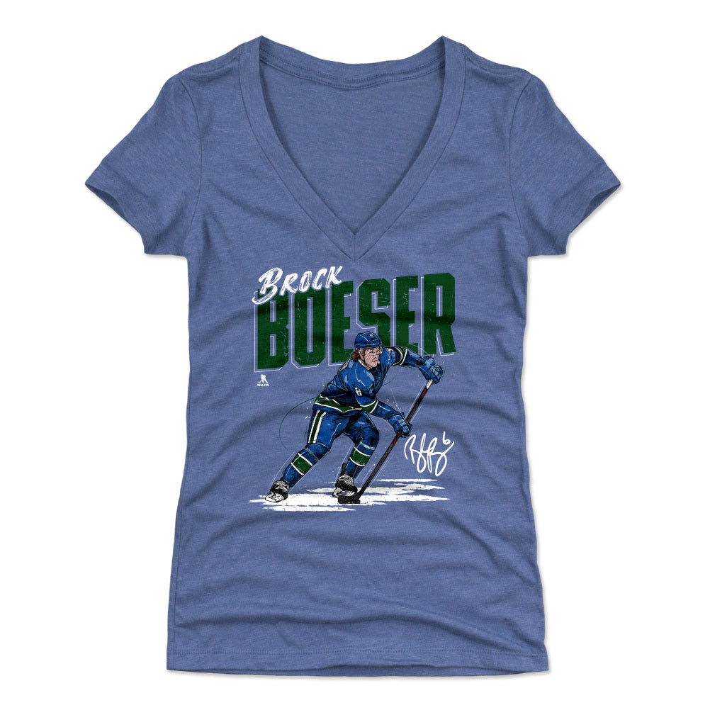 Brock Boeser Women's V-Neck T-Shirt | 500 LEVEL