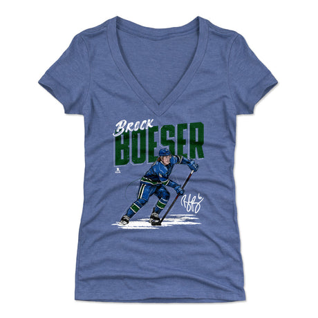 Brock Boeser Women's V-Neck T-Shirt | 500 LEVEL