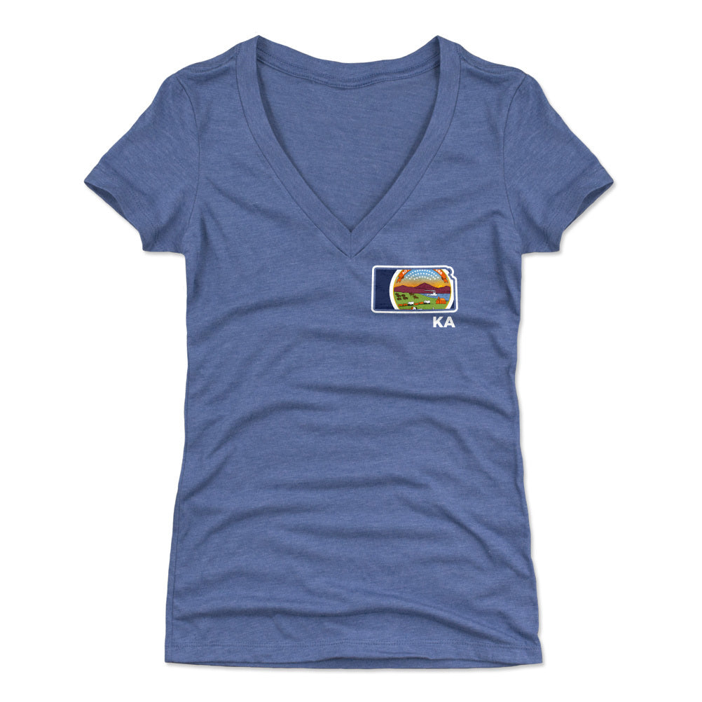 Kansas Women's V-Neck T-Shirt | 500 LEVEL