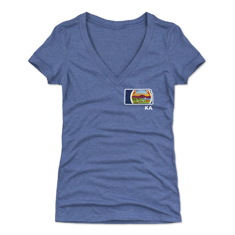 Kansas Women's V-Neck T-Shirt | 500 LEVEL