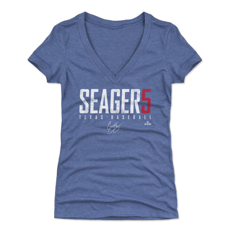 Corey Seager Women's V-Neck T-Shirt | 500 LEVEL