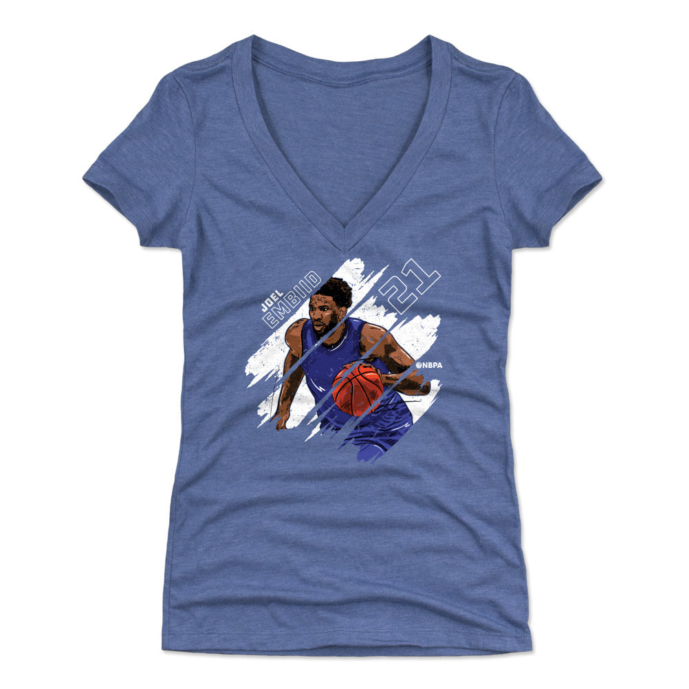 Joel Embiid Women's V-Neck T-Shirt | 500 LEVEL