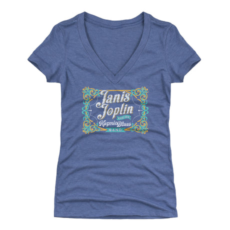 Janis Joplin Women's V-Neck T-Shirt | 500 LEVEL