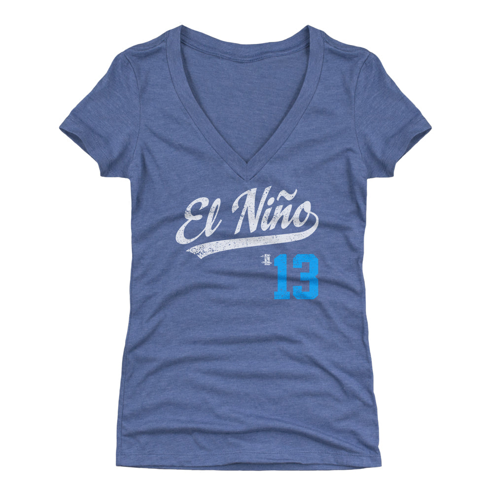 Salvador Perez Women's V-Neck T-Shirt | 500 LEVEL