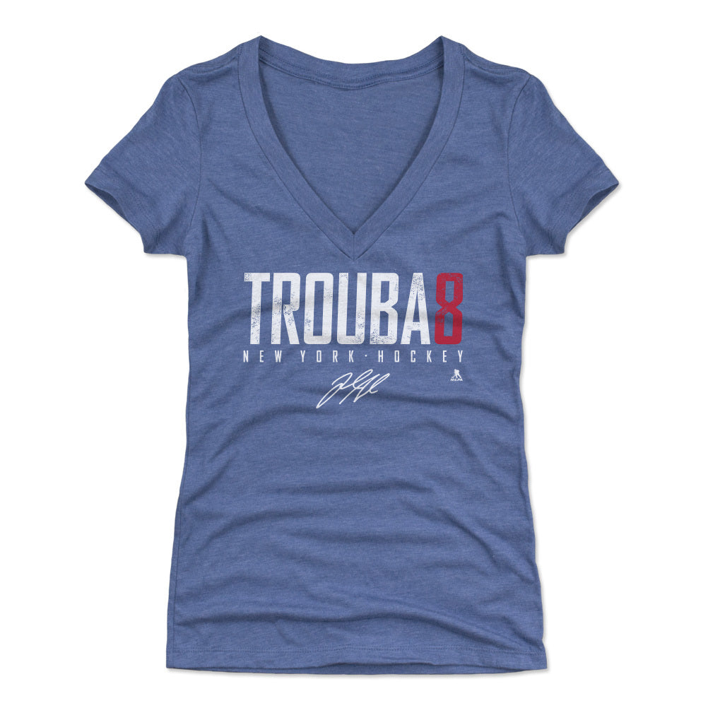 Jacob Trouba Women&#39;s V-Neck T-Shirt | 500 LEVEL