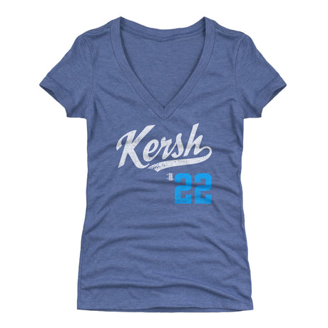 Clayton Kershaw Women's V-Neck T-Shirt | 500 LEVEL