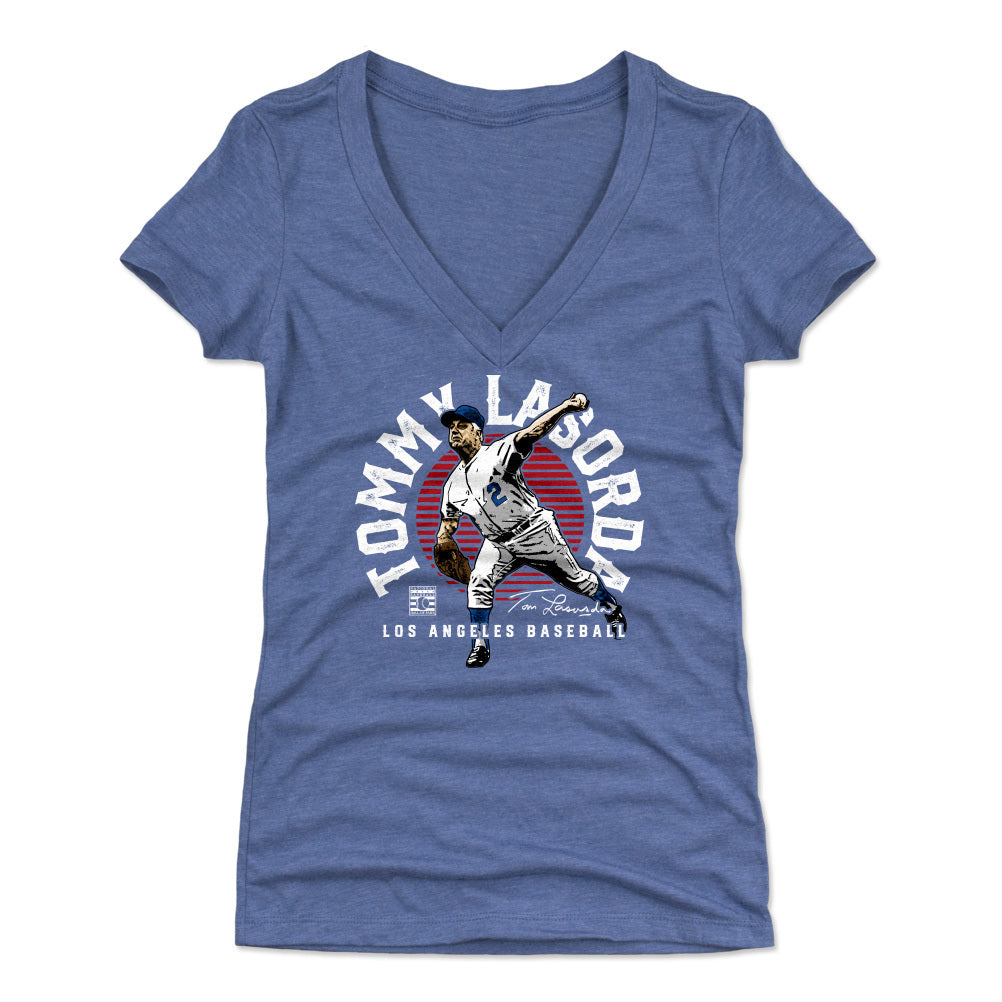 Tommy Lasorda Women&#39;s V-Neck T-Shirt | 500 LEVEL