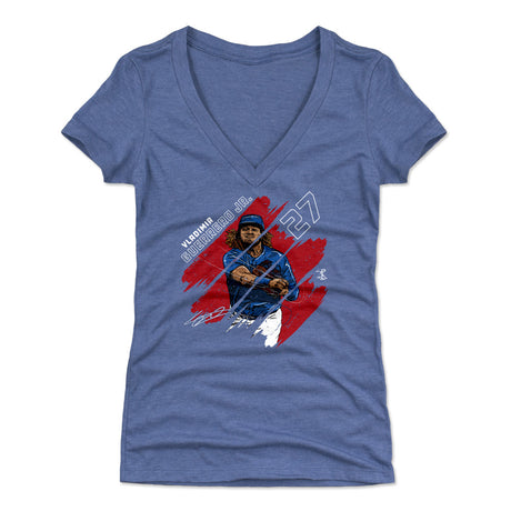 Vladimir Guerrero Jr. Women's V-Neck T-Shirt | 500 LEVEL