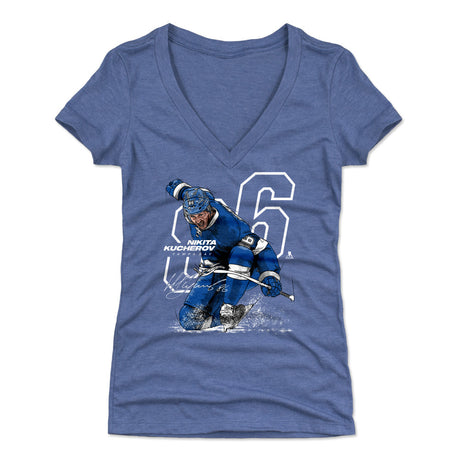 Nikita Kucherov Women's V-Neck T-Shirt | 500 LEVEL
