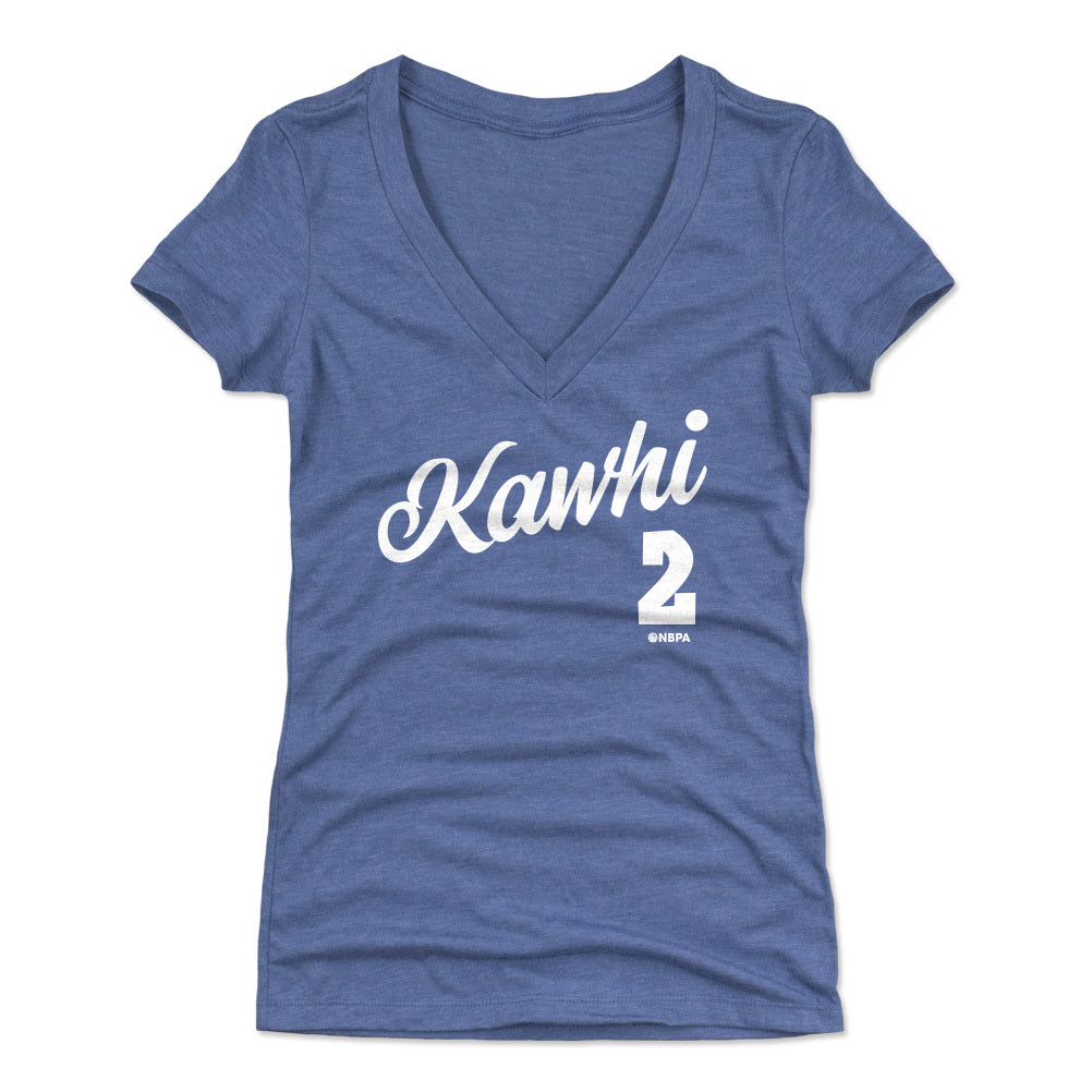Kawhi Leonard Women's V-Neck T-Shirt | 500 LEVEL