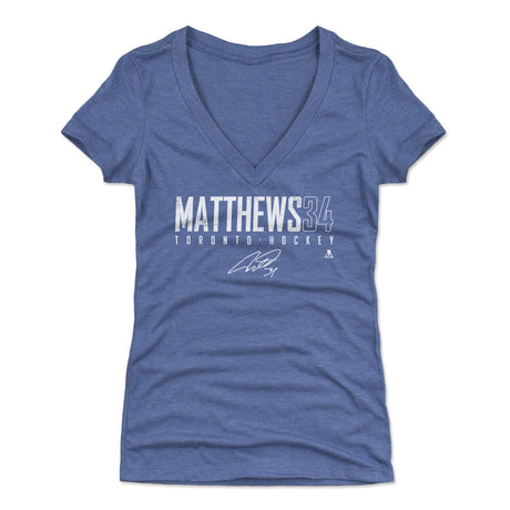 Auston Matthews Women's V-Neck T-Shirt | 500 LEVEL