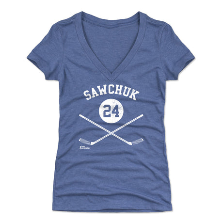 Terry Sawchuk Women's V-Neck T-Shirt | 500 LEVEL