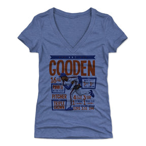 Dwight Gooden Women's V-Neck T-Shirt | 500 LEVEL