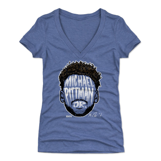 Michael Pittman Jr. Women's V-Neck T-Shirt | 500 LEVEL