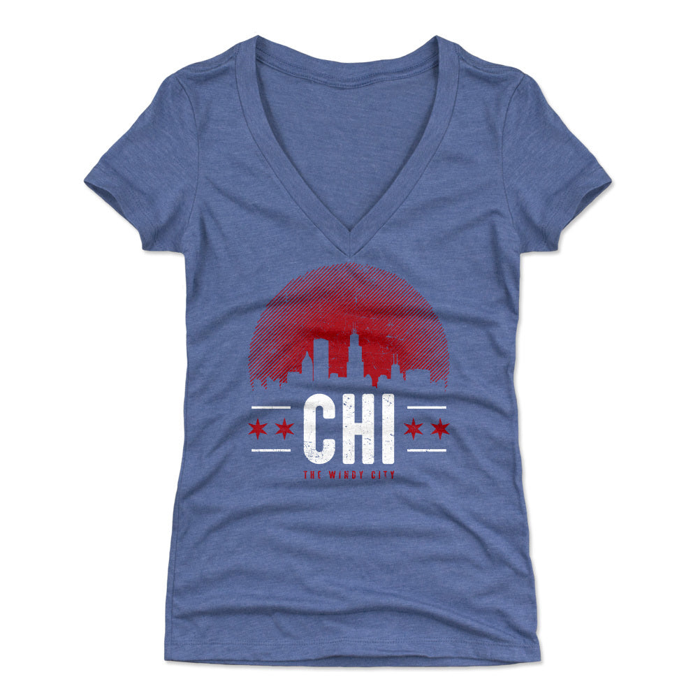 Chicago Women's V-Neck T-Shirt | 500 LEVEL
