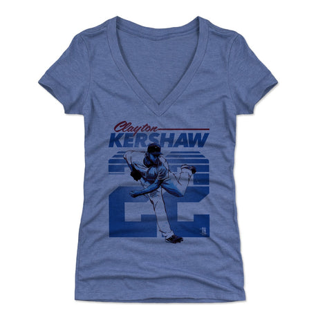 Clayton Kershaw Women's V-Neck T-Shirt | 500 LEVEL