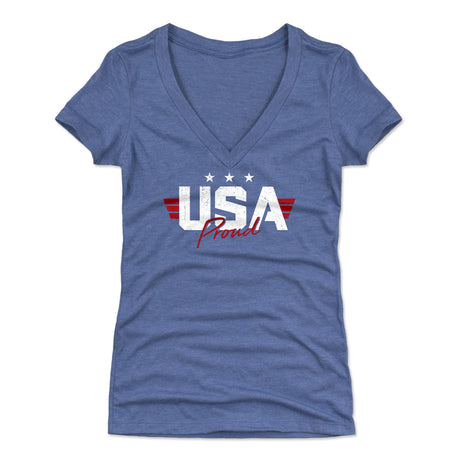 USA Women's V-Neck T-Shirt | 500 LEVEL