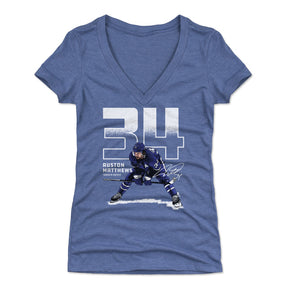 Auston Matthews Women's V-Neck T-Shirt | 500 LEVEL