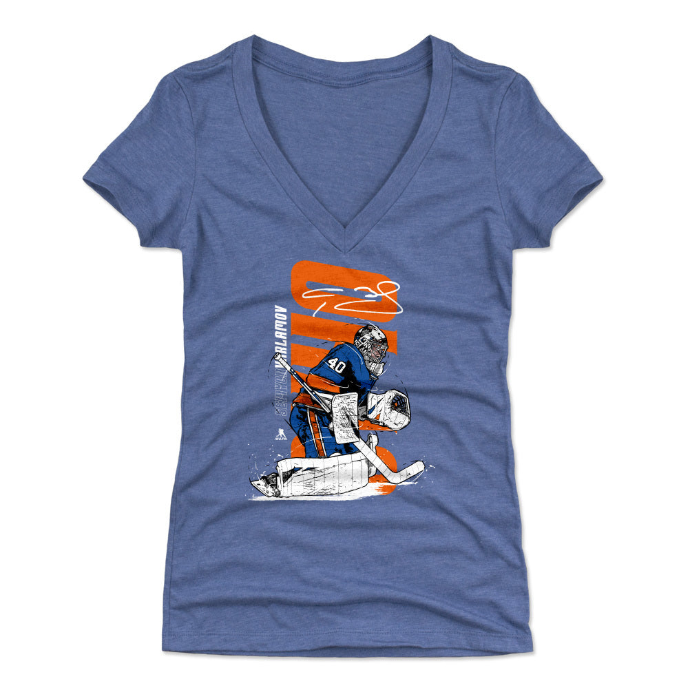 Semyon Varlamov Women's V-Neck T-Shirt | 500 LEVEL