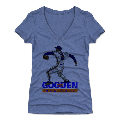 Dwight Gooden Women's V-Neck T-Shirt | 500 LEVEL