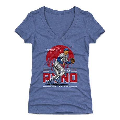 Ryne Sandberg Women's V-Neck T-Shirt | 500 LEVEL