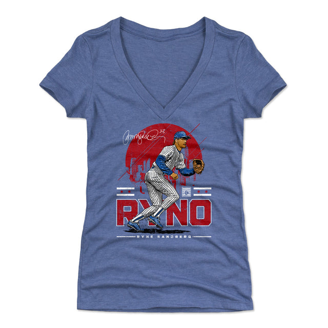 Ryne Sandberg Women's V-Neck T-Shirt | 500 LEVEL