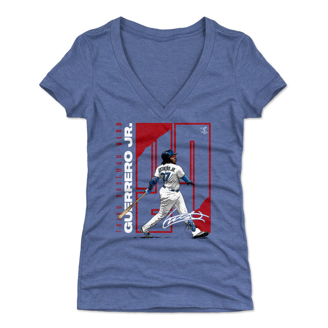 Vladimir Guerrero Jr. Women's V-Neck T-Shirt | 500 LEVEL