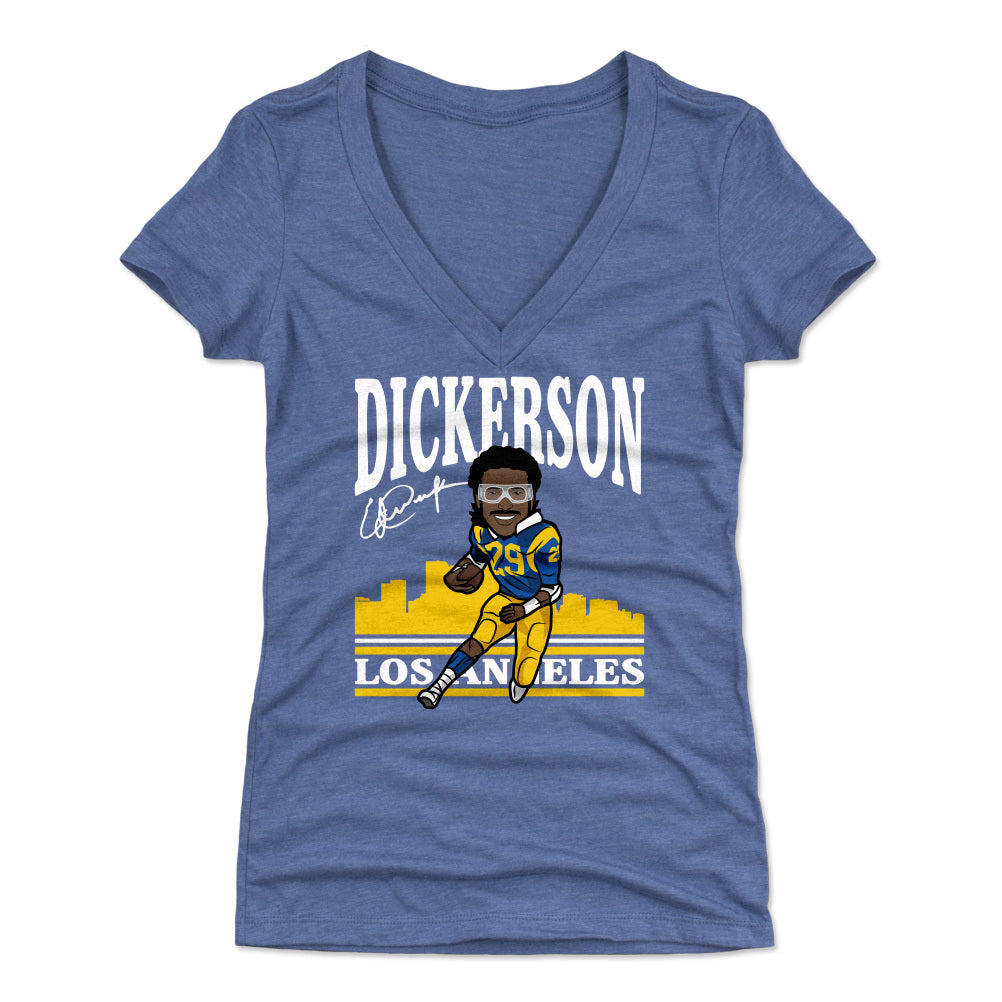 Eric Dickerson Women's V-Neck T-Shirt | 500 LEVEL