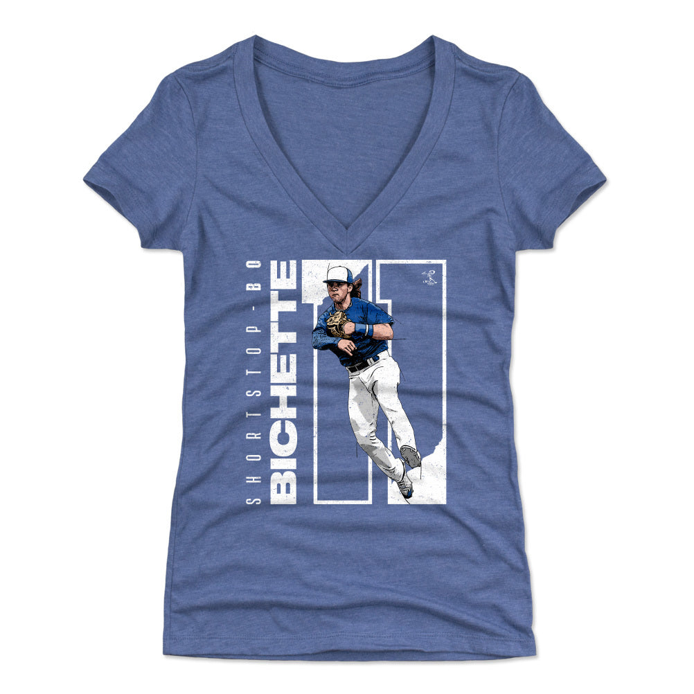 Bo Bichette Women's V-Neck T-Shirt | 500 LEVEL