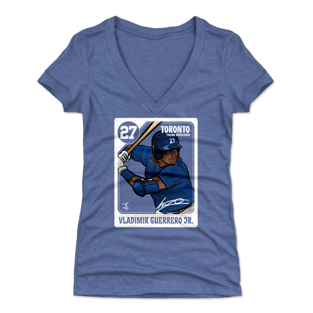 Vladimir Guerrero Jr. Women's V-Neck T-Shirt | 500 LEVEL
