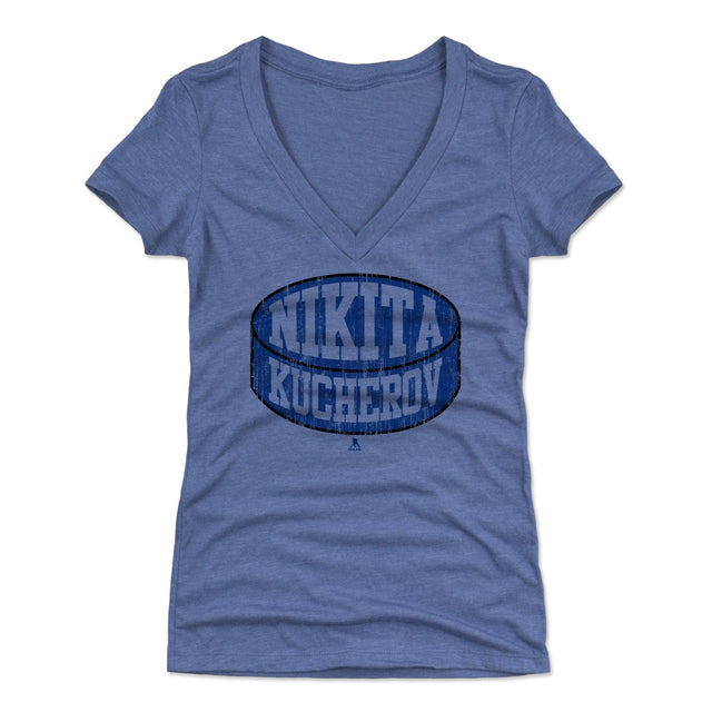 Nikita Kucherov Women's V-Neck T-Shirt | 500 LEVEL