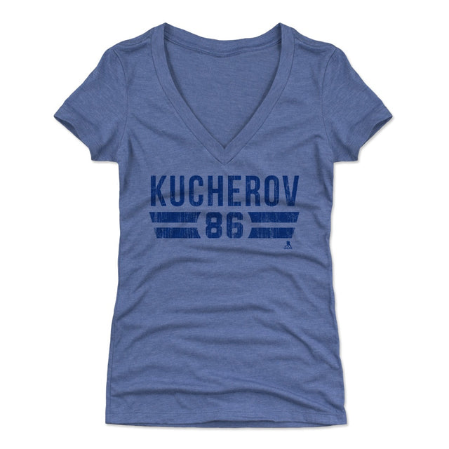 Nikita Kucherov Women's V-Neck T-Shirt | 500 LEVEL