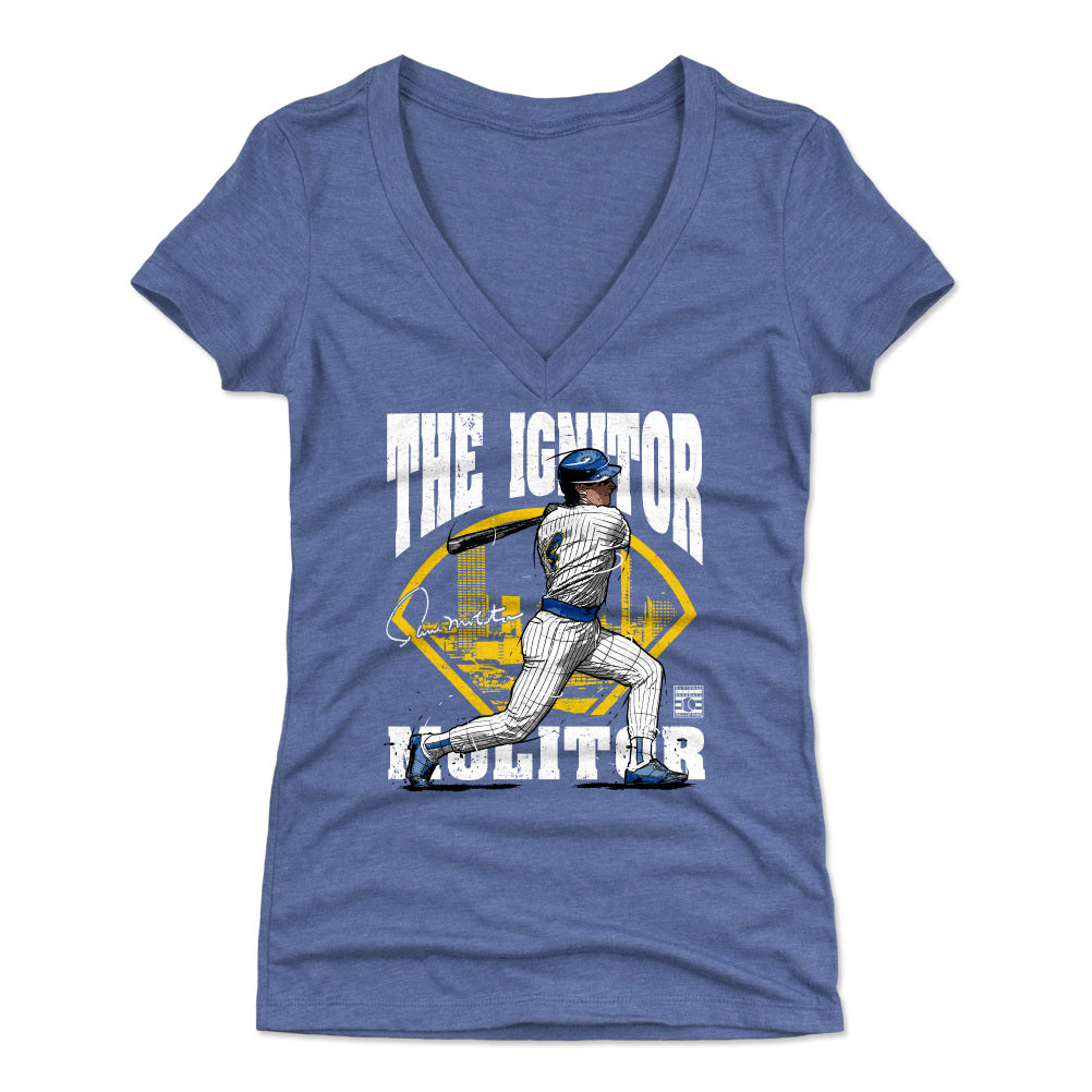 Paul Molitor Women's V-Neck T-Shirt | 500 LEVEL