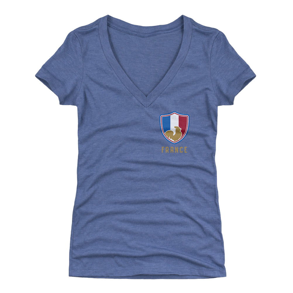 France Women&#39;s V-Neck T-Shirt | 500 LEVEL