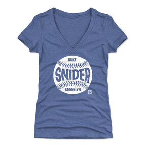Duke Snider Women's V-Neck T-Shirt | 500 LEVEL