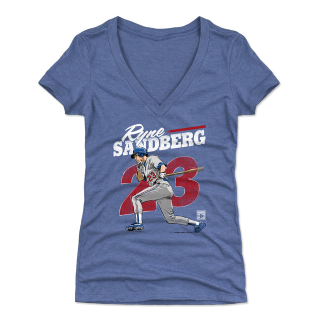 Ryne Sandberg Women's V-Neck T-Shirt | 500 LEVEL