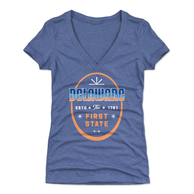 Delaware Women's V-Neck T-Shirt | 500 LEVEL