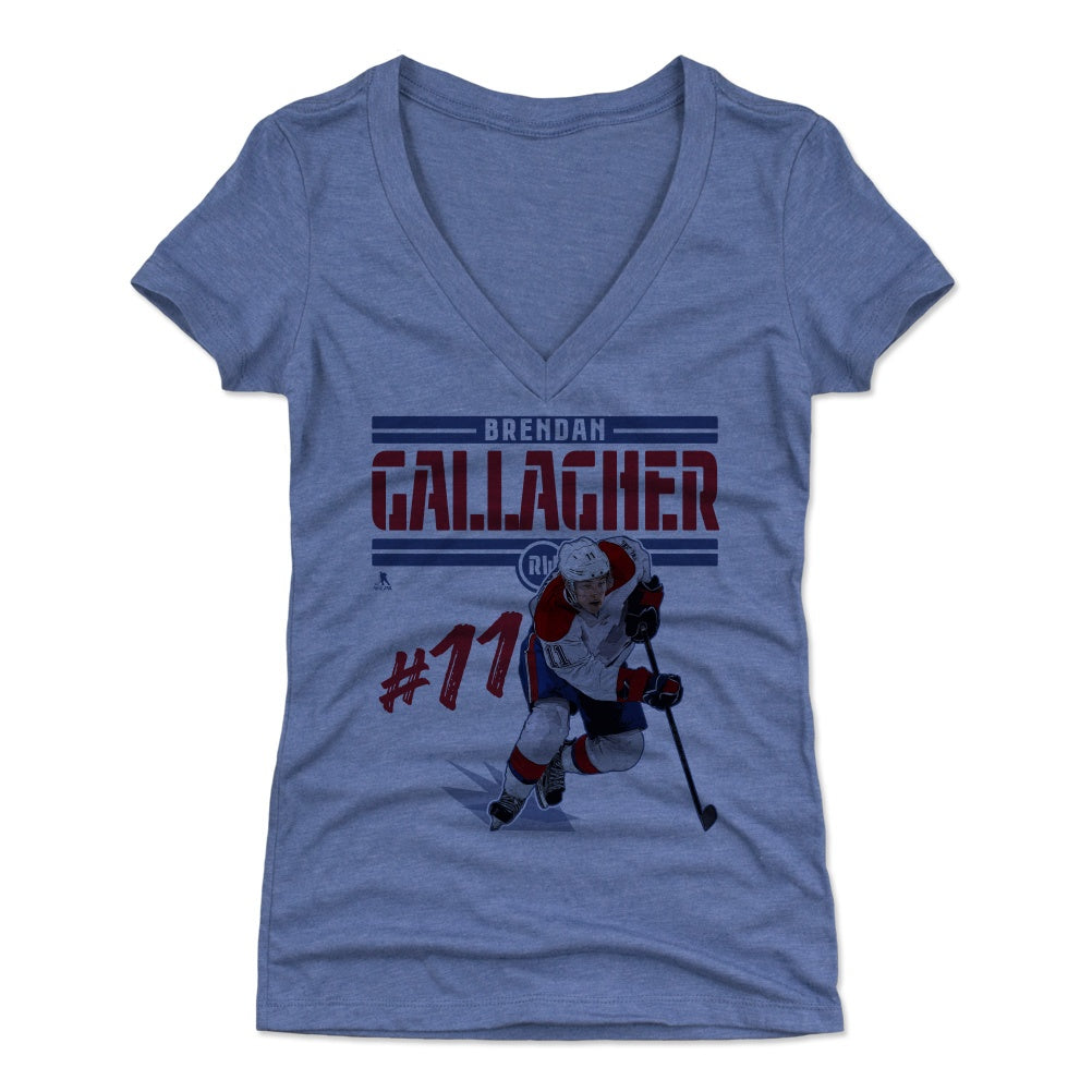 Brendan Gallagher Women's V-Neck T-Shirt | 500 LEVEL