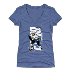 Elias Pettersson Women's V-Neck T-Shirt | 500 LEVEL