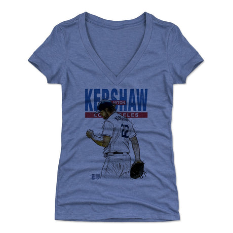Clayton Kershaw Women's V-Neck T-Shirt | 500 LEVEL