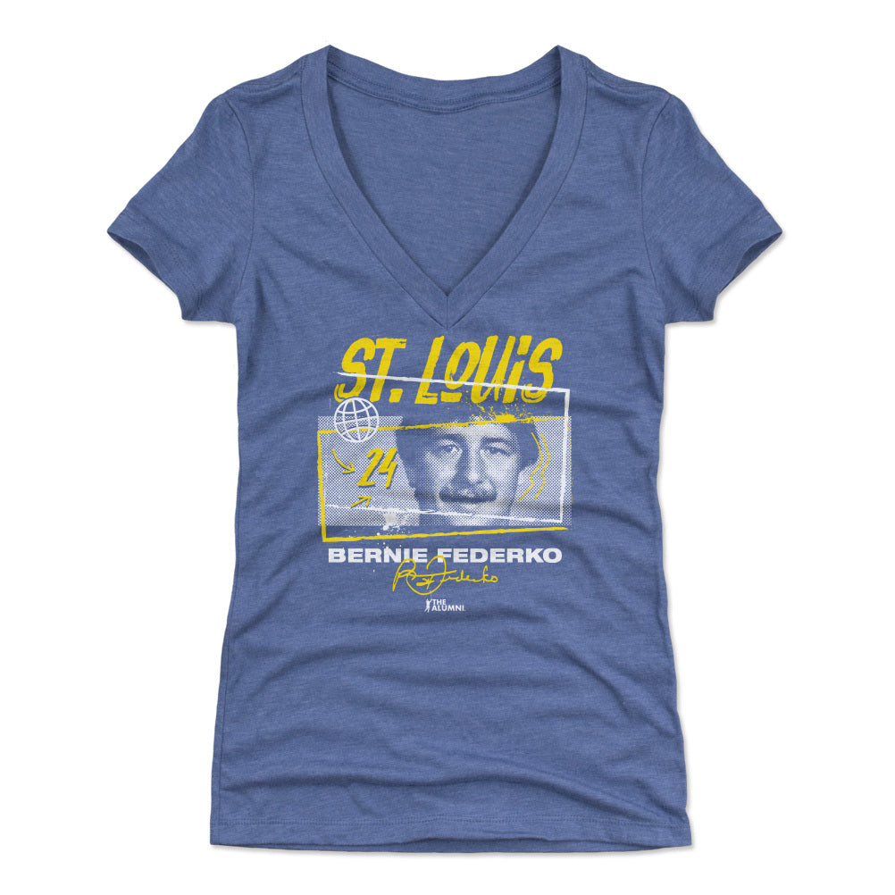 Bernie Federko Women's V-Neck T-Shirt | 500 LEVEL