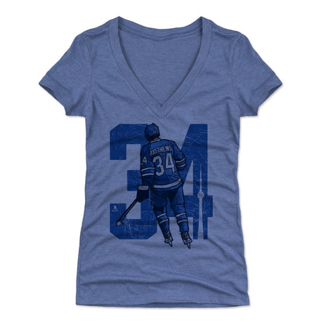 Auston Matthews Women's V-Neck T-Shirt | 500 LEVEL