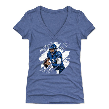 Matthew Stafford Women's V-Neck T-Shirt | 500 LEVEL
