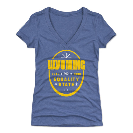 Wyoming Women's V-Neck T-Shirt | 500 LEVEL
