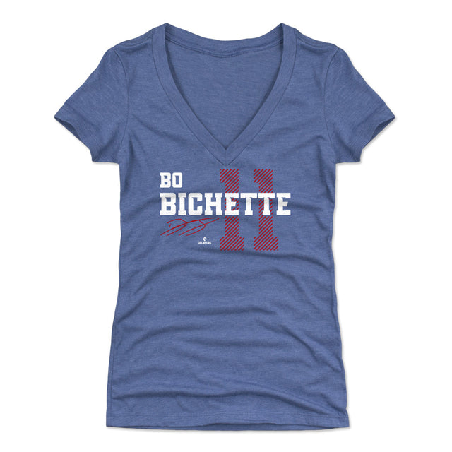 Bo Bichette Women's V-Neck T-Shirt | 500 LEVEL