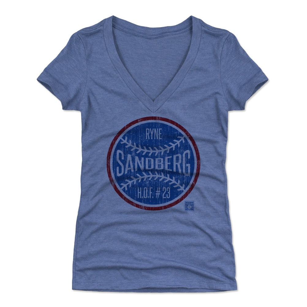 Ryne Sandberg Women's V-Neck T-Shirt | 500 LEVEL
