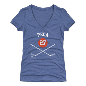Michael Peca Women's V-Neck T-Shirt | 500 LEVEL