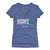 Quinn Hughes Women's V-Neck T-Shirt | 500 LEVEL