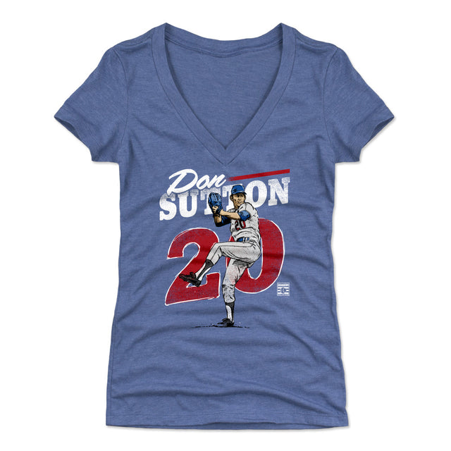 Don Sutton Women's V-Neck T-Shirt | 500 LEVEL