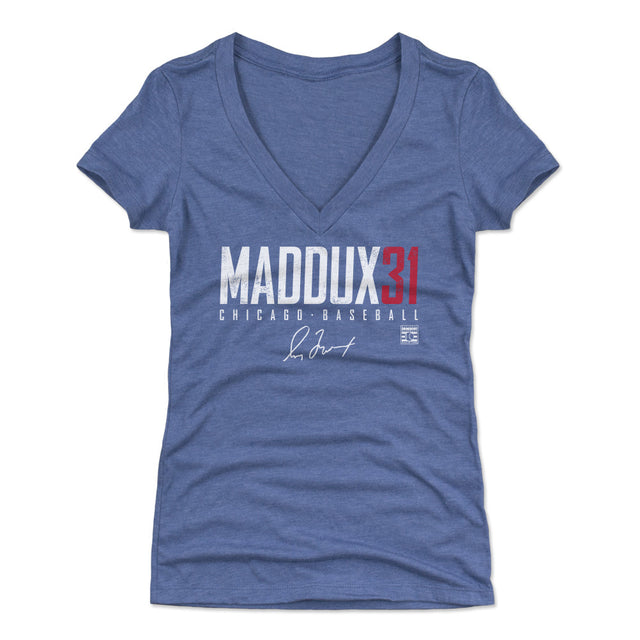 Greg Maddux Women's V-Neck T-Shirt | 500 LEVEL